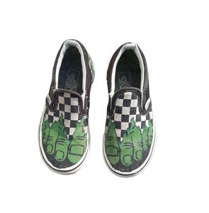 Vans Hulk Checkerboard Slip Ons 10.5